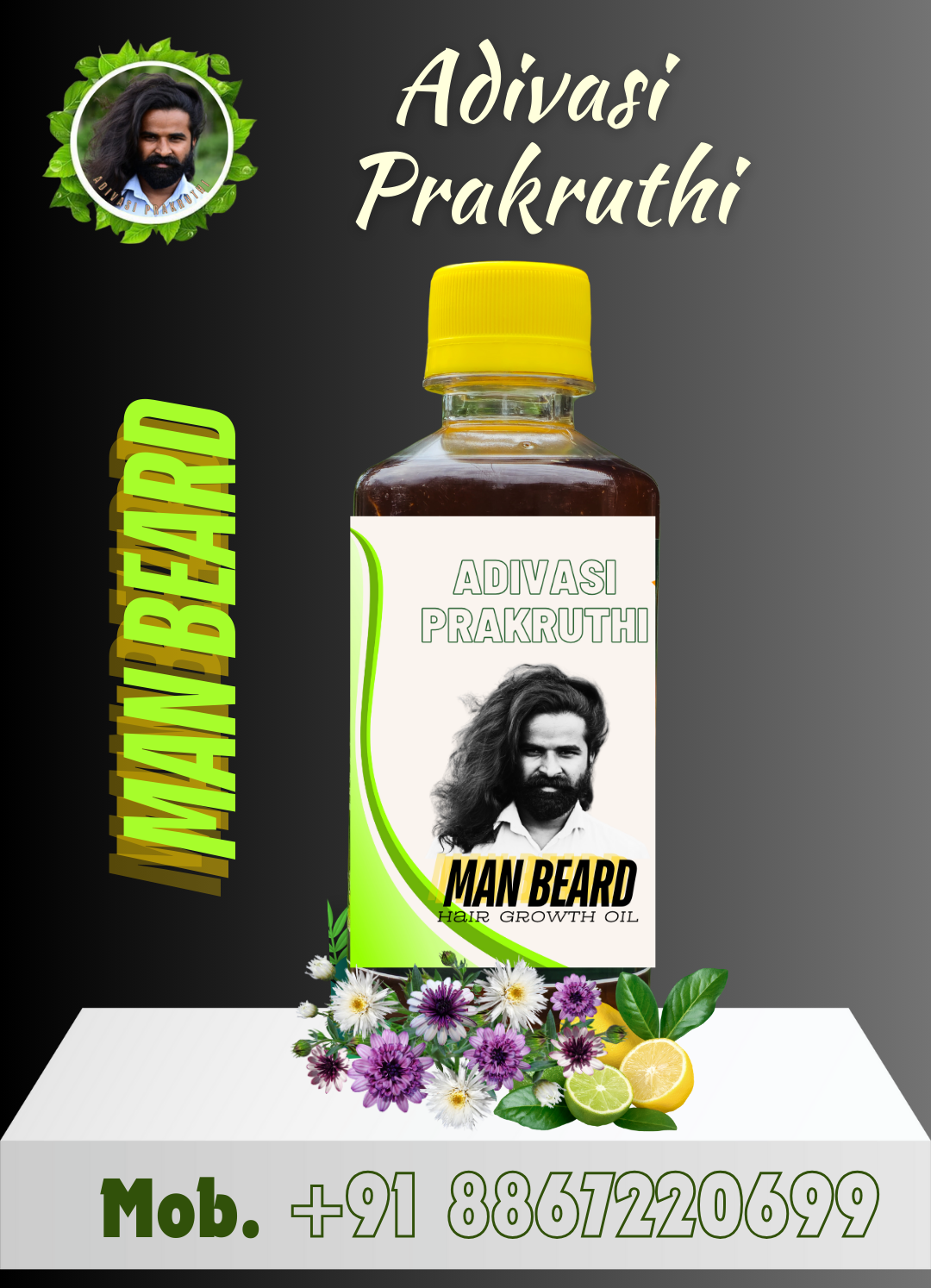 Adivsi Prakruthi Growth  Hair Oil