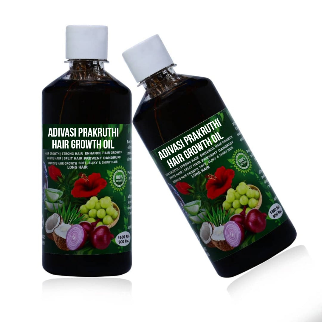 Adivasi Prakruthi Hair Growth Oil shampoo  COMBO OFFER