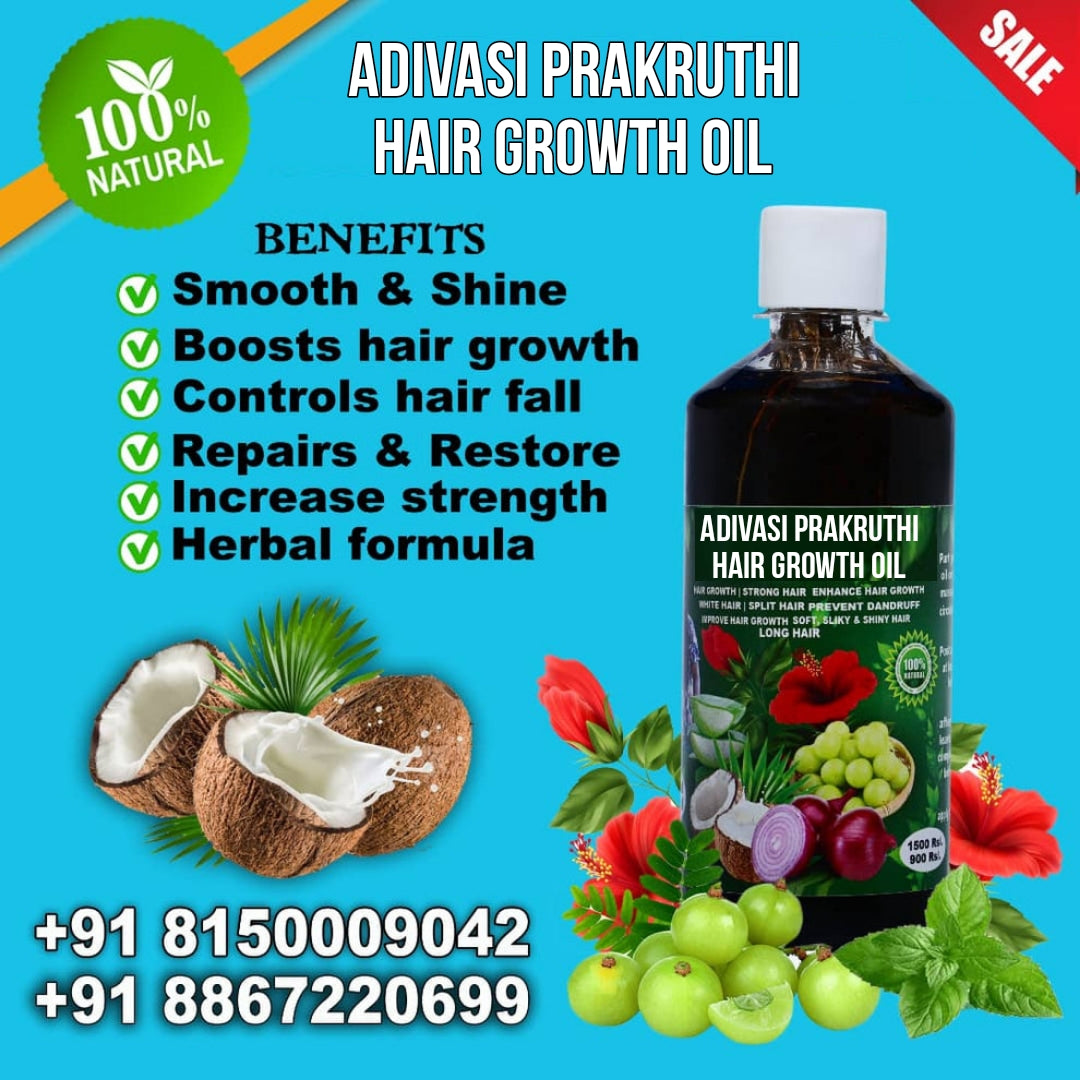 🍀Adivsi Prakruthi Hair Growth Oil